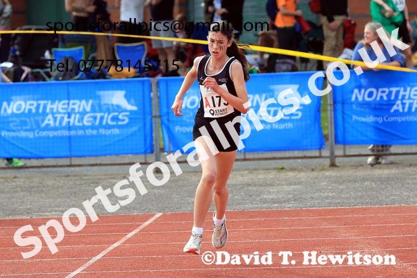 Womens Under-17s, 2024 Northern Mens 6 and Womens 4 and Youngsters Relays, Stanley Park, Blackpool.  Photo: David T. Hewitson/Sports for All Pics